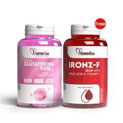 1 GLUTEX + 1 Free IRONZ - F - NutraWellness