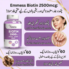BIUTIN | BIOTIN - For Stronger Hair, Nails & Glowing Skin - NutraWellness