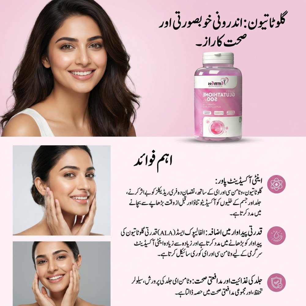 GLUTEX | (Glutathione - 500mg) Skin Brightening Formula - NutraWellness