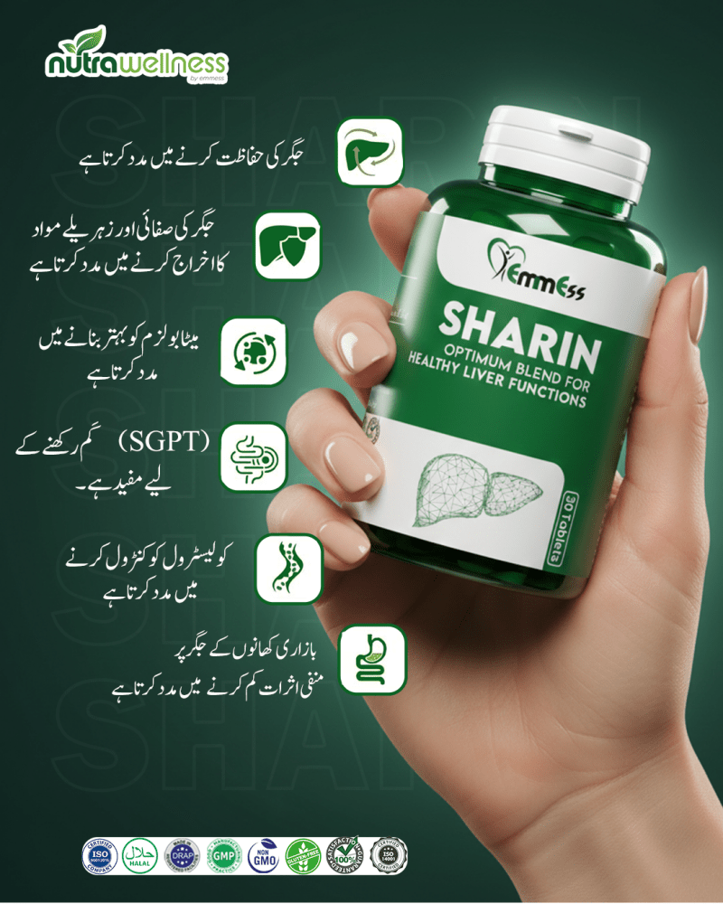 SHARIN | Optimal Blend for Healthy Liver Functions - NutraWellness