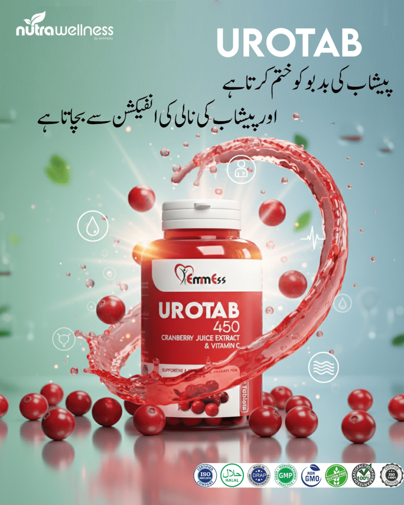 UROTAB | Maximum Support for Urinary Tract Health (UTI's) - NutraWellness