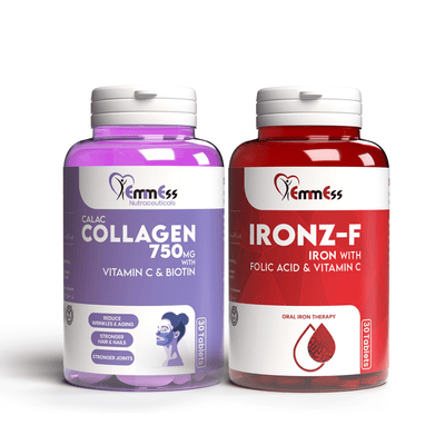 1 Calac (Collagen) + 1 Ironz - F - NutraWellness
