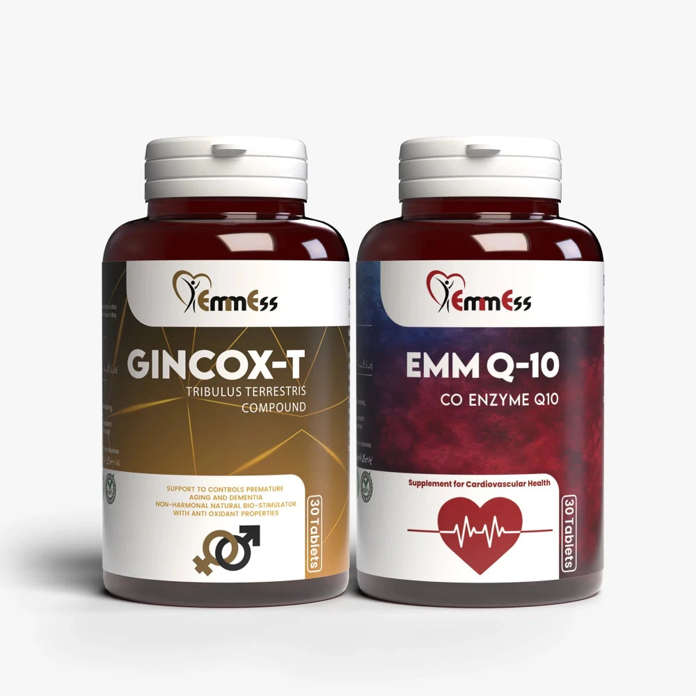 1 GINCOX - T and 1 EMM Q10 - NutraWellness