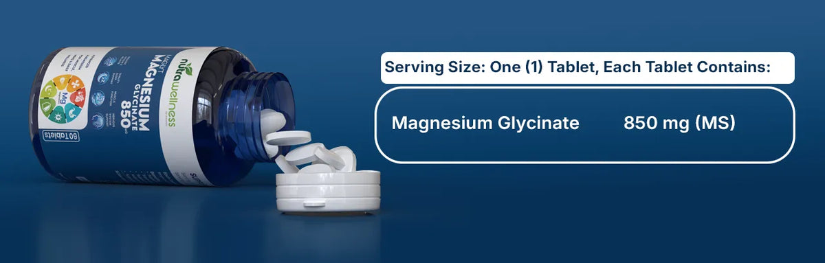 Magnesium Glycinate (850mg) | MAGLYT