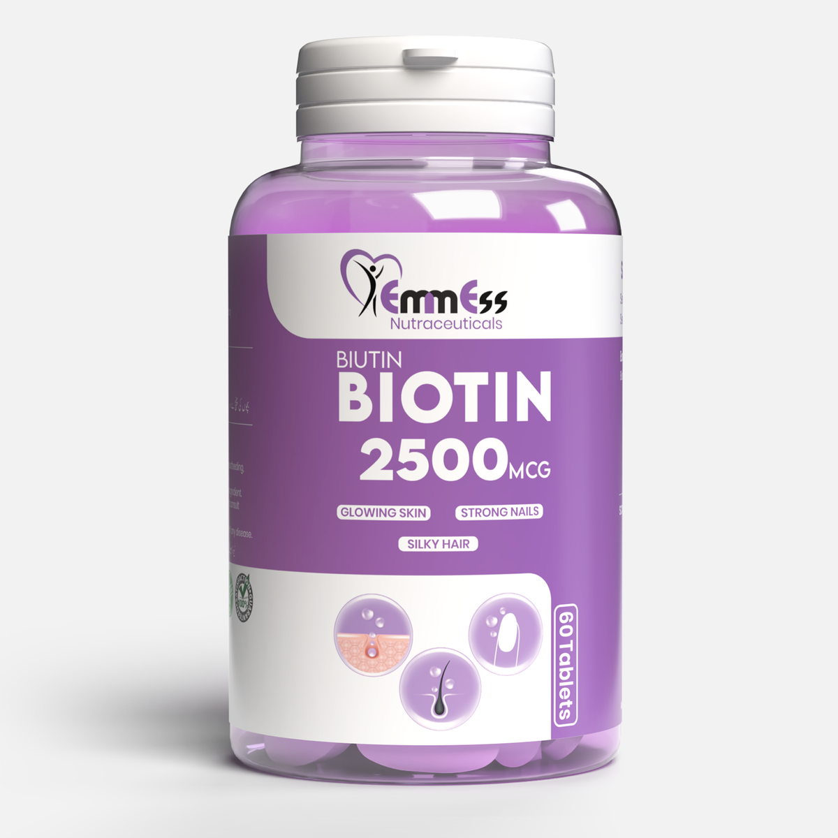 BIUTIN | BIOTIN - For Stronger Hair, Nails & Glowing Skin
