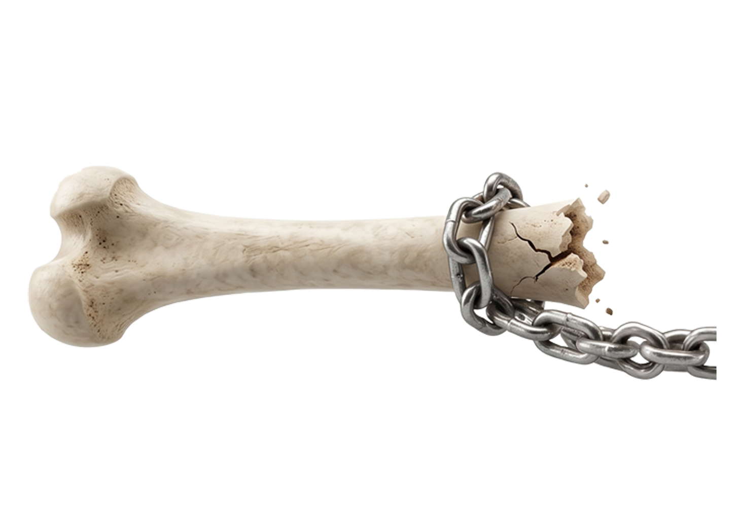 Bone left half