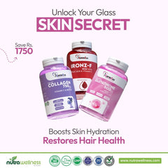 Beauty Bundle 1 GLUTEX + 1 CALAC + 1 IRONZ - F - NutraWellness
