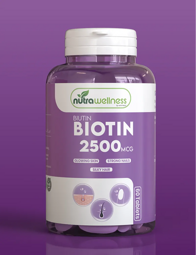 BIUTIN | BIOTIN - For Stronger Hair, Nails & Glowing Skin