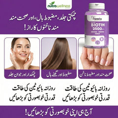 BIUTIN | BIOTIN - For Stronger Hair, Nails & Glowing Skin - NutraWellness
