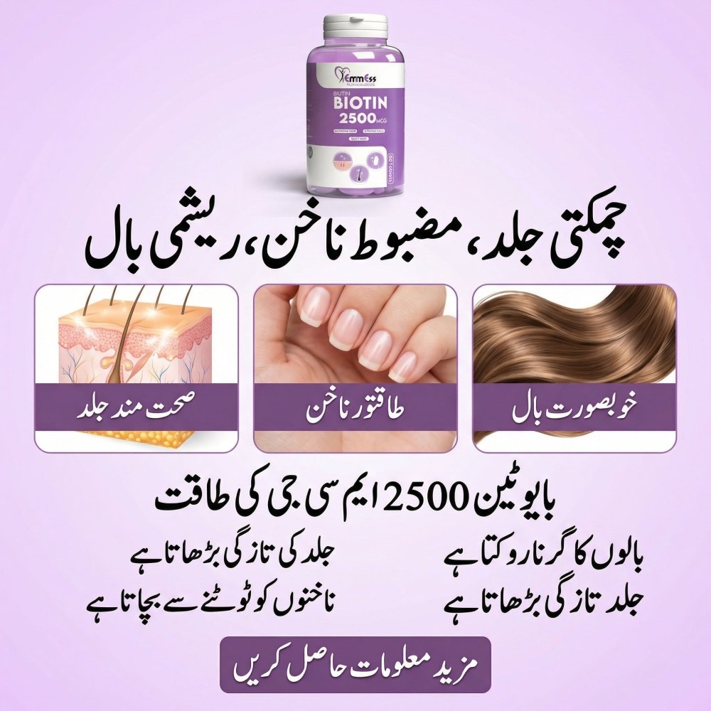 BIUTIN | BIOTIN - For Stronger Hair, Nails & Glowing Skin - NutraWellness