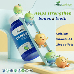 CAPPLE | Supports Bones, Teeth & Structural Growth (Flavoured) - NutraWellness
