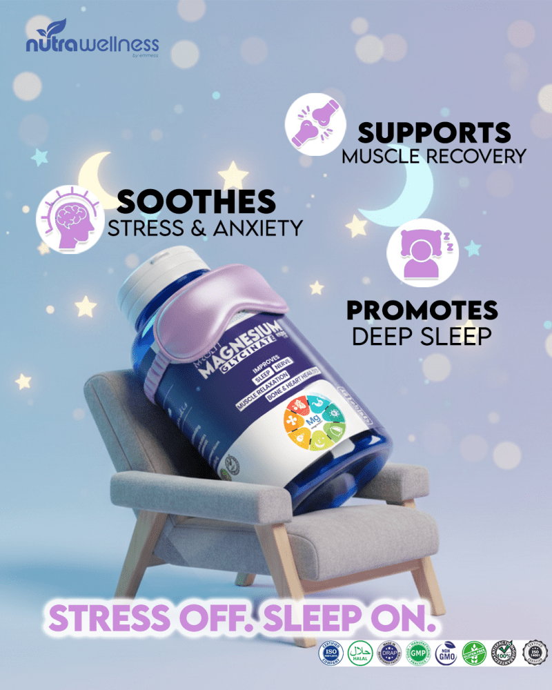 Magnesium Glycinate (500mg) | MAGLYT - NutraWellness