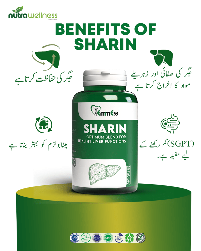 SHARIN | Optimal Blend for Healthy Liver Functions - NutraWellness